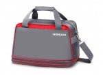 Сумка дорожная раскладывающаяся Nissan Travel Bag, Grey-Red