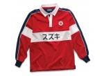 Мужская рубашка Suzuki Men’s Motor Co Rugby Shirt, Red