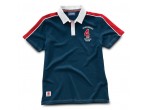 Мужская рубашка поло Suzuki Men’s Engineered 4 Life Rugby Shirt red, white and blue
