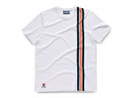 Мужская футболка Suzuki Men’s Striped Casual T-Shirt, White