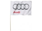 Маленький флаг Audi Audi flag 90x60cm, white