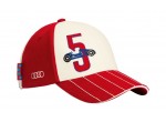 Детская бейсболка Audi Kids’ 5 baseball cap, red