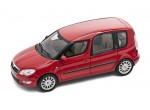 Модель автомобиля Skoda Roomster after a facelift model in 1:43 scale, corrida red