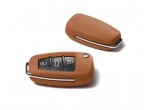 Кожаный футляр для ключа Audi Leather key cover, Magnolia white