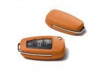 Кожаный футляр для ключа Audi Leather key cover, Amber